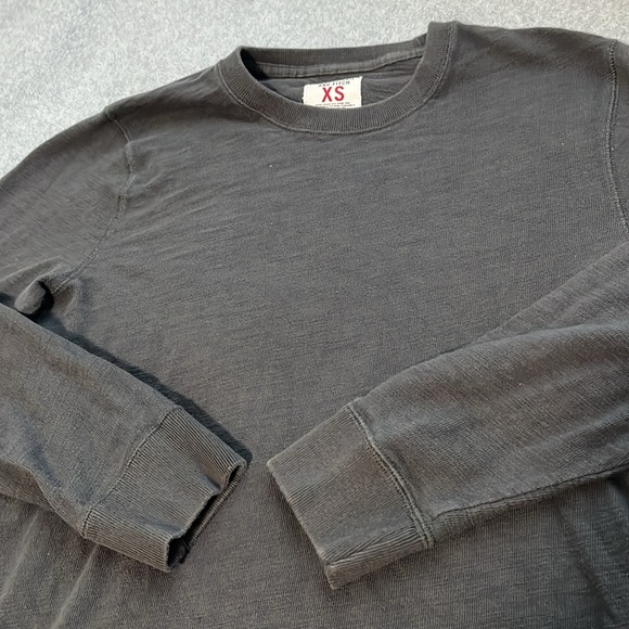 Abercrombie And Fitch Shirt Mens XS Thermal Basics Longsleeve Skater - Picture 2 of 7